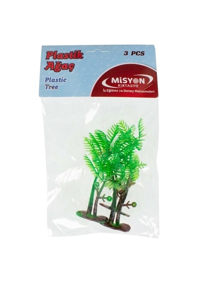 Misyon Plastik Ağaç 3 Lü Msy-3006 Çok Renkli