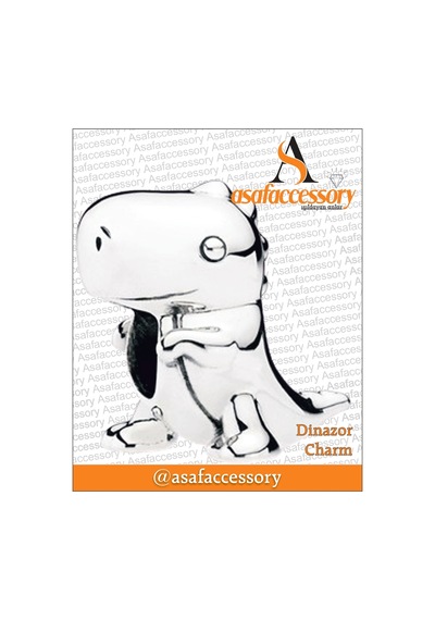 Dinozor Charm Gümüş Kaplama Accessory
