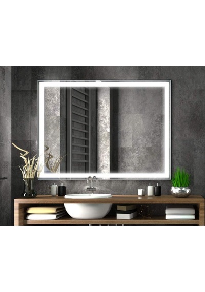 50X70 Ledli Ayna Banyo Aynası İçten Işıklı Ayna 80x60 CM