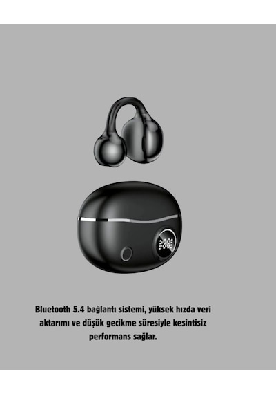 Kablosuz - 535 - Açık Kulak Kulaklık Bluetooth 5.4 Type-c Hızlı Şarj - Aconcept - 30 Saat