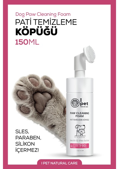 Kedi Köpek Pati Temizleme Köpüğü Fırçalı Pati Temizleyici, Hızlı Temizlik