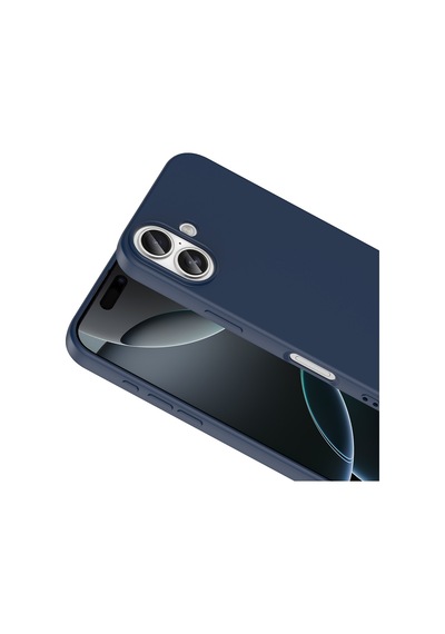 Apple iPhone Uyumlu 17 Kılıf Yumuşak Silikon Kamera Korumalı Lansman Pazarplus Koyu Mor