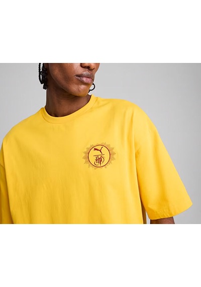 Puma Puma X Harry Potter Tee Unisex Günlük Tişört 63009234 Sarı SARI