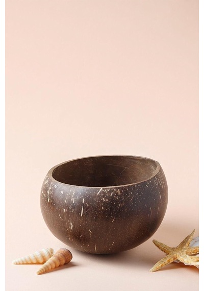 Jumbo Hindistan Cevizi Kasesi - El Yapımı Coconut Bowl - Atıştırmalık, Sos Ve Çerez Kasesi Çok Renkli