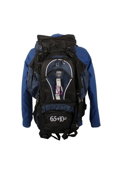 Cakard 65+10 Lt Outdoor (Büyük Boy)Sırt Çantası Lacivert Karışık/Çok Renkli