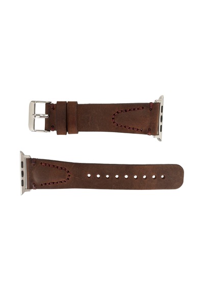 Bloomstrap Avilla Coffee Hakiki Deri Apple Uyumlu  Watch Kayışı-44/45/46/49mm