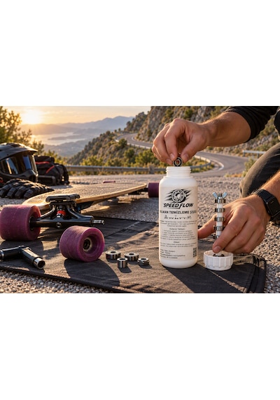Rulman Temizleme Şişesi - Paten Kaykay Scooter Longboard Speedflow Rulman Temizleme Şişesi