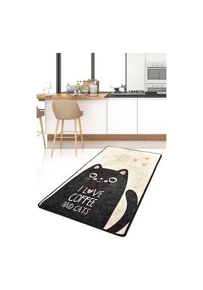 I Love Cats Djt 80X120 Cm Kaymaz Taban Halı
