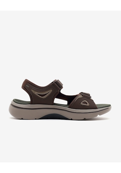 Skechers Go Walk Arch Fıt 2.0 Sandal Erkek Kahverengi Sandalet 229309 Brn Kahverengi