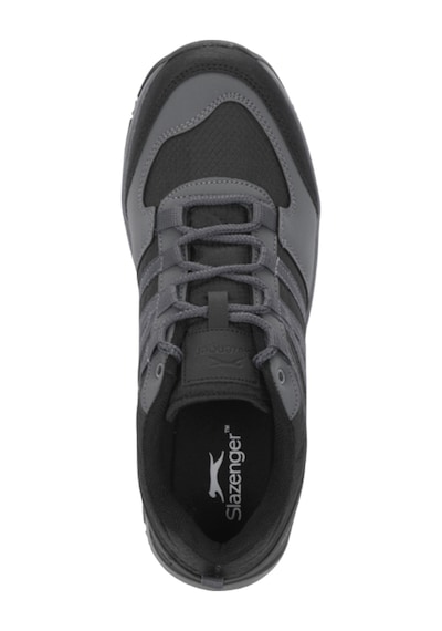 Slazenger Apex Erkek Siyah / Koyu Gri Günlük Spor Ayakkabısı Siyah - Gri