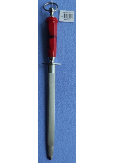 Solingen Alman Sap Yassı Masat Bıçak Bileyici Kırmızı 10" 40 CM
