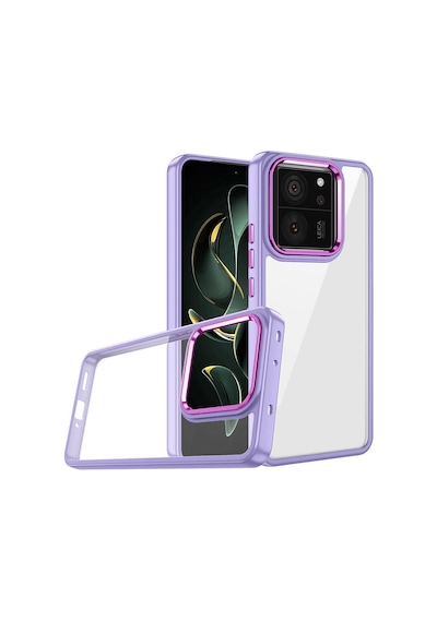 Effox Mi 13t Kılıf Flora Kapak - Lila Lila