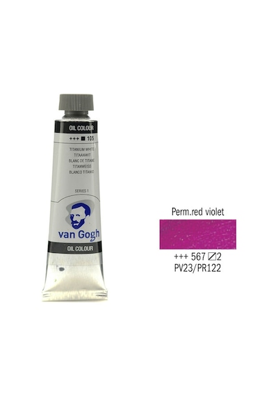 Van Gogh 40 ML Yağlı Boya Seri:2 No:567 Permanent Red Violet
