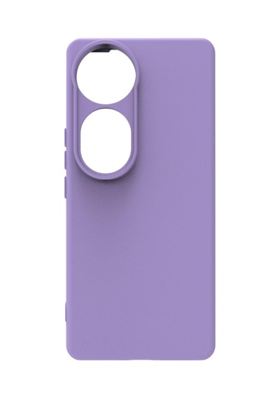 Vivo V40 Kılıf Kamera Korumalı Silikon Rubber Arka Kapak Lila