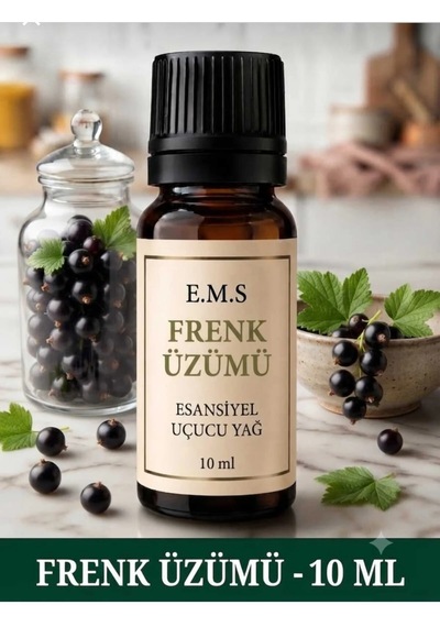 Frenk Üzümü Esansiyel Uçucu Yağ Buhurdanlık Yağı Difüzör Esansı Oda Kokusu Esansı Mum Esansı 10 Ml. Meyve