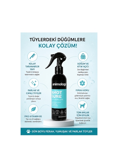 Animology Knot Sure Kıtık Açıcı Köpek Temizlik Spreyi 250 ML