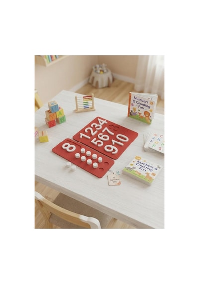 Montessori Rakam Ve Sayı Sayma Eğitici Materyal Seti