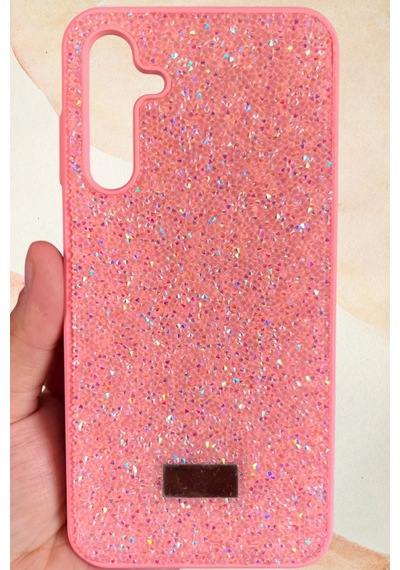 Samsung Galaxy A25 Yıldız Tozu Premium Pembe Silikon Kılıf