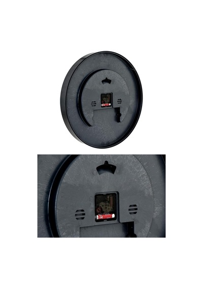 Tr 717-k-3 Serisi Roma Rakamlı Metal Görünümlü Sessiz Akar Modern Duvar Saati 40 Cm Diğer