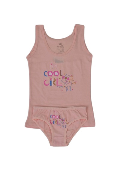 Kız Çocuk Cool Baskılı Atlet Külot Takım 8623 Bgl-st03484 001