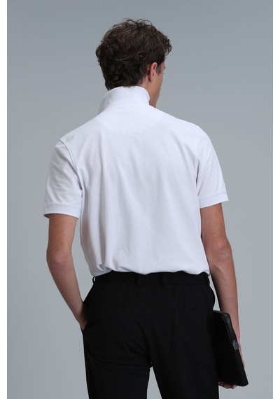 Lufian Erkek Mandy Smart Polo T-shirt 111040178 Beyaz
