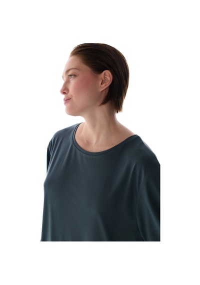 Penti Gri Bisiklet Yaka Oversize Modal T-Shirt