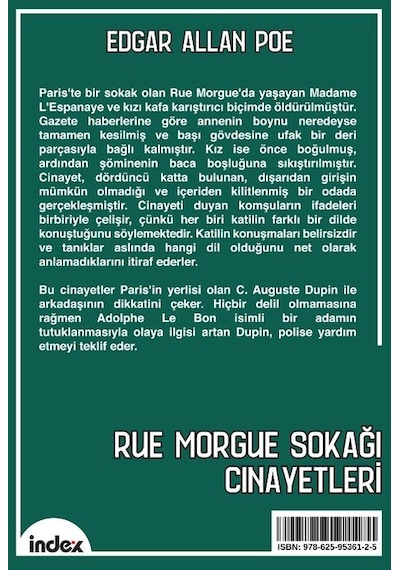 Rue Morgue Sokağı Cinayetleri / Edgar Allan Poe
