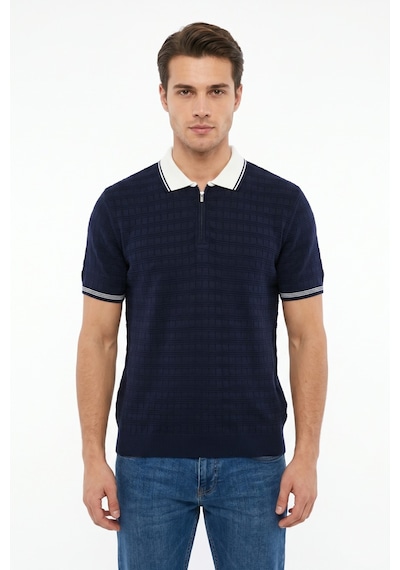 Baglan Erkek Spor Polo Yaka Triko Tişört Bgl-st05372 Lacivert