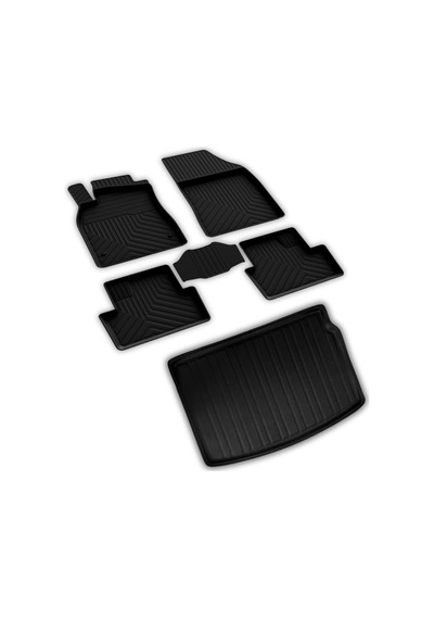 Ferrous Autoaccessories Renault Megane 3 Hb İle Uyumlu 4d Paspas Ve 3d Bagaj Havuzu 2009 2015 Açık Bej