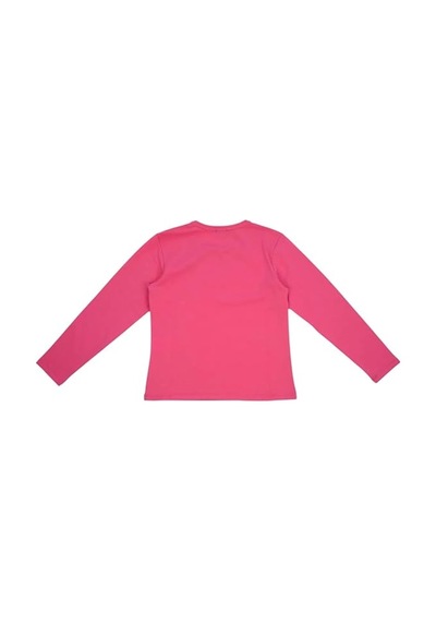 United Colors Of Benetton Benetton Kız Çocuk Uzun Kollu Basic T-shirt Bnt-g21576 Pembe