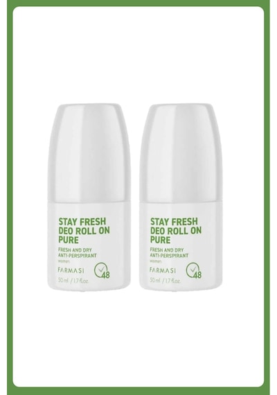 Stay Fresh Deo Roll On Pure 50 Ml Kadın 2 Adet