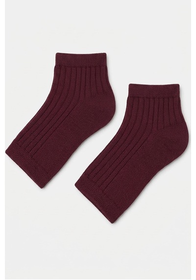 Cotenconcept Fitilli Burunsuz Kadın Çorap Bordo