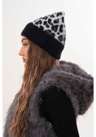 Ritagarcia Premium Soft Lepar Bere Siyah-beyaz Leopar