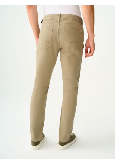 Erkek Slim Fit Bej Pantolon Lf2032265 Koyu Bej