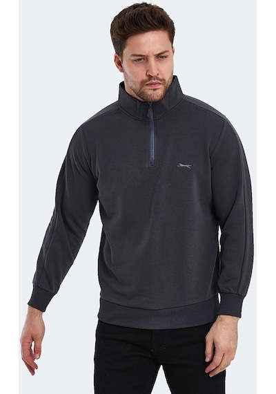 Slazenger SAMMY Erkek Sweatshirt Koyu Gri