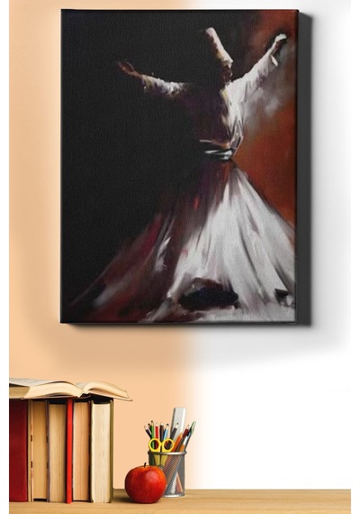 Webstyle Sayılarla Boyama Seti Kasnaklı Semazen 60 X 75 Cm