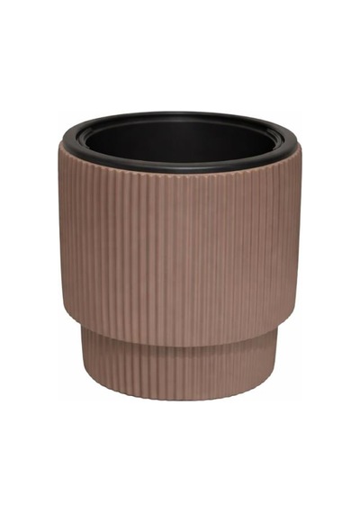 Omnipazar So-vgs2 Vega Modern Plastik Saksı Takımı İç Kovalı 20 Litre No:2 Mocha