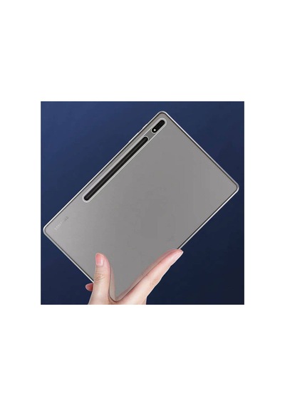 Samsung Galaxy Tab S8 Ultra Sm-x900 Uyumlu Kılıf Şeffaf Pürüzsüz Ultra İnce Esnek Darbe Emici Kapak