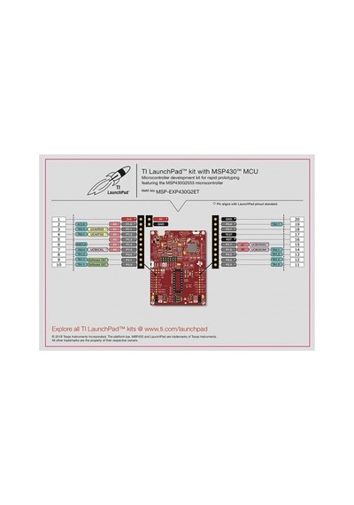 Msp-exp430g2et Msp430 Launchpad Geliştirme Kartı Msp430g2553 Texas Instruments Tı Launchpad