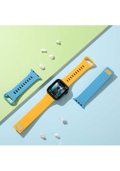 Watch Ultra 49mm Uyumlu Krd-73 Uyumlu Mxsp Kordon-lacivert