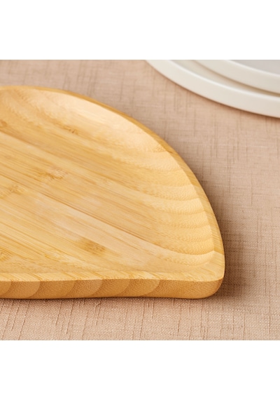 Karaca Bambu Lora Damla Sunumluk 20 Cm Kahverengi