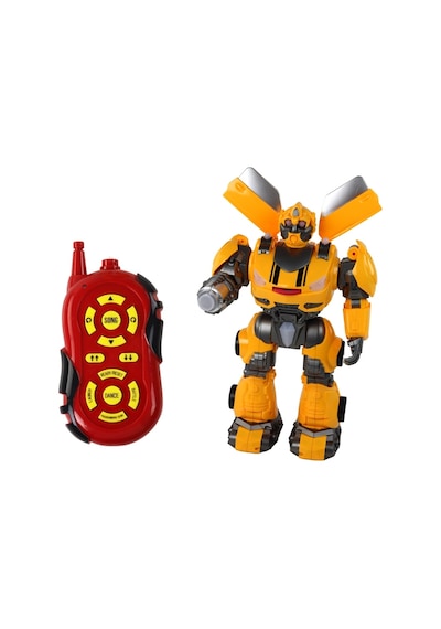 Mega Büyük Oyuncak Uzaktan Kumandalı Sünger Atan Işıklı Sesli Transformers Dev Robot Bumble