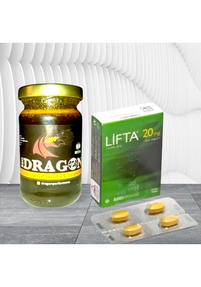 Dragon 110gr Birtkisel Macun + Liftta20mg 4tablet Set Formen
