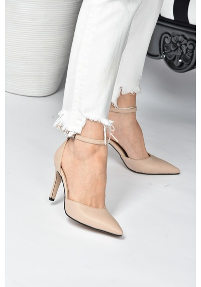 Fox Shoes Ten Topuklu Kadın Ayakkabı K404010709 Ten