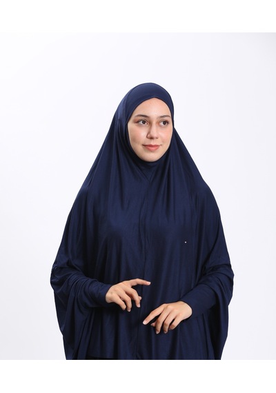 Zahranur Asya Model Namaz Elbisesi - Lacivert Zahranur Asya Model Namaz Elbisesi - Lacivert