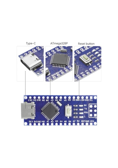 Nano V3.0 Atmega328p Micro-usb