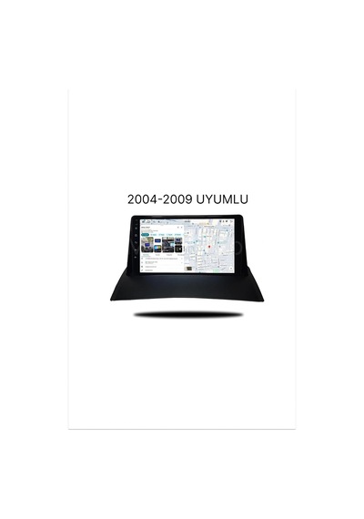 Renault Megane2 2004-2009 Uyumlu Multimedya Carplay & Android Auto Kamera Hediye 8gb 8 Co