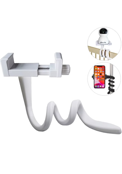 Microcase Esnek Web Kamera Bebek Kamerası Telefon Tutucu - Al5143 Beyaz