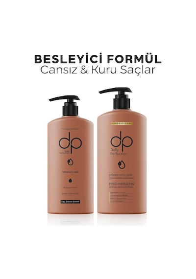 Dp Daily Perfection Saç Bakım Kremi Çörek Otu Yağı 500 ML