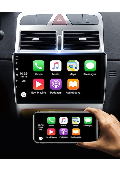 PEUGEOT 307 MULTİMEDYA CARPLAY 9 İNC HD IPS EKRAN 4GB/64GB ANDROİD 12 SÜRÜM PARK KAMERASI HEDİYELİ